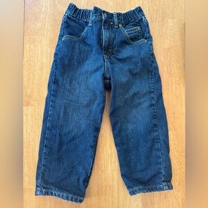 LL Bean flannel lined jeans 4t